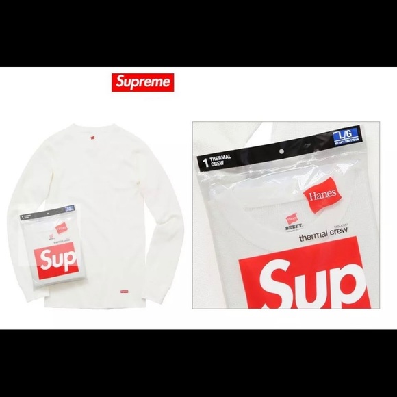 Supreme x Hanes Thermal - Picture 4 of 4
